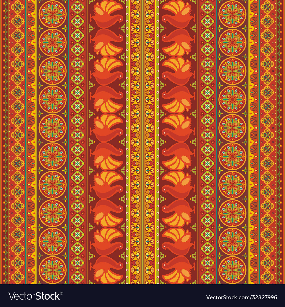 Abstract ethnic stripe pattern background vector image Abstract ethnic stripe pattern background