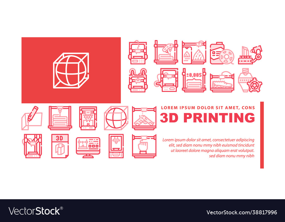Building material landing header vector image Building material landing header