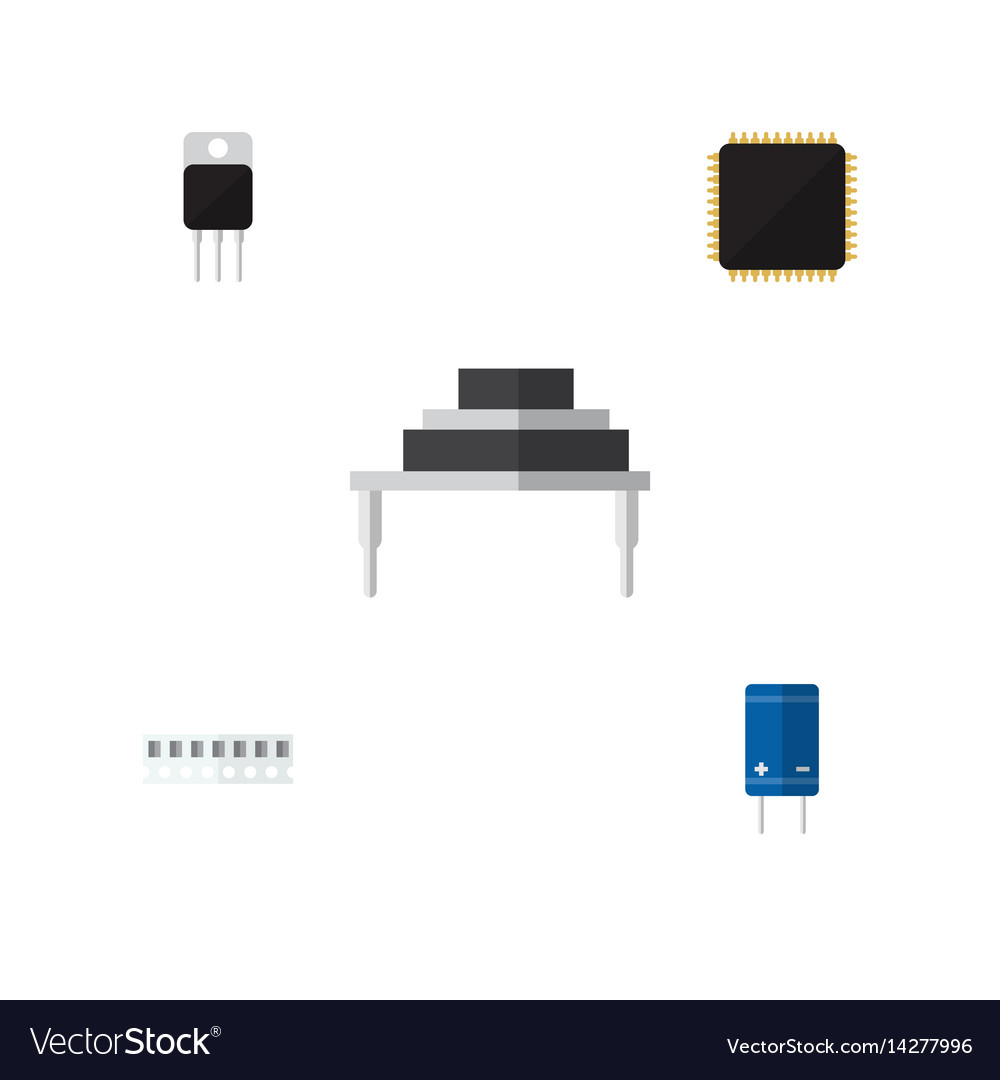 Flat technology set of memory transistor