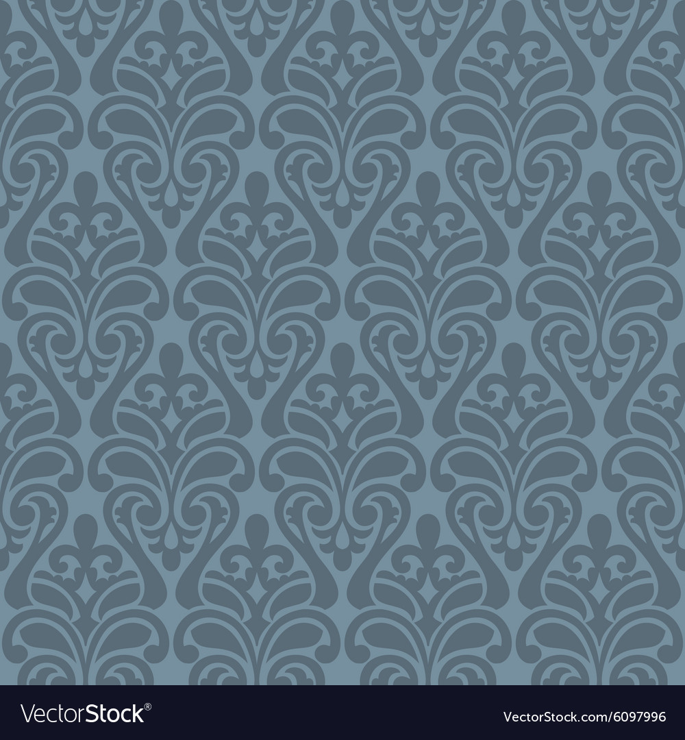 Ikat damask seamless background pattern