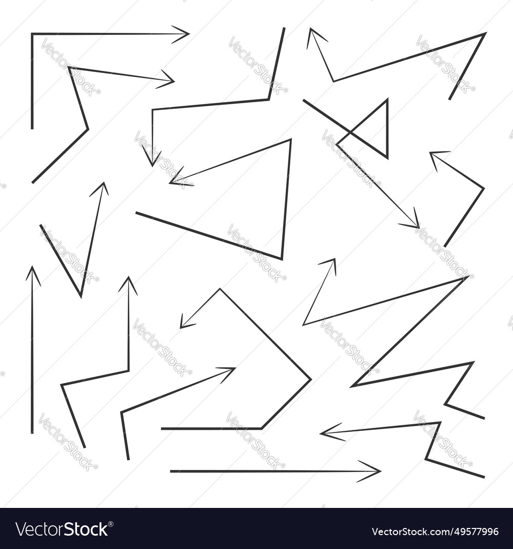 Set arrows design elements