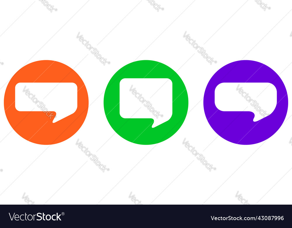 Speech talk bubble suitable for communication