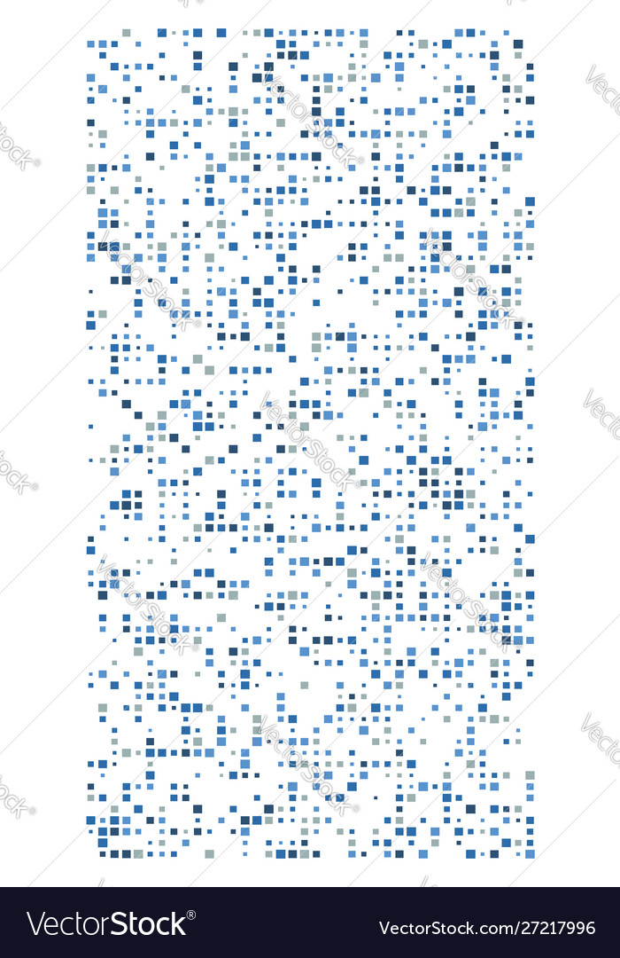Squares pixelated block pixels random mosaic vector image Squares pixelated block pixels random mosaic