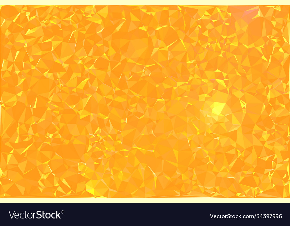 Yellow polygonal mosaic background creative