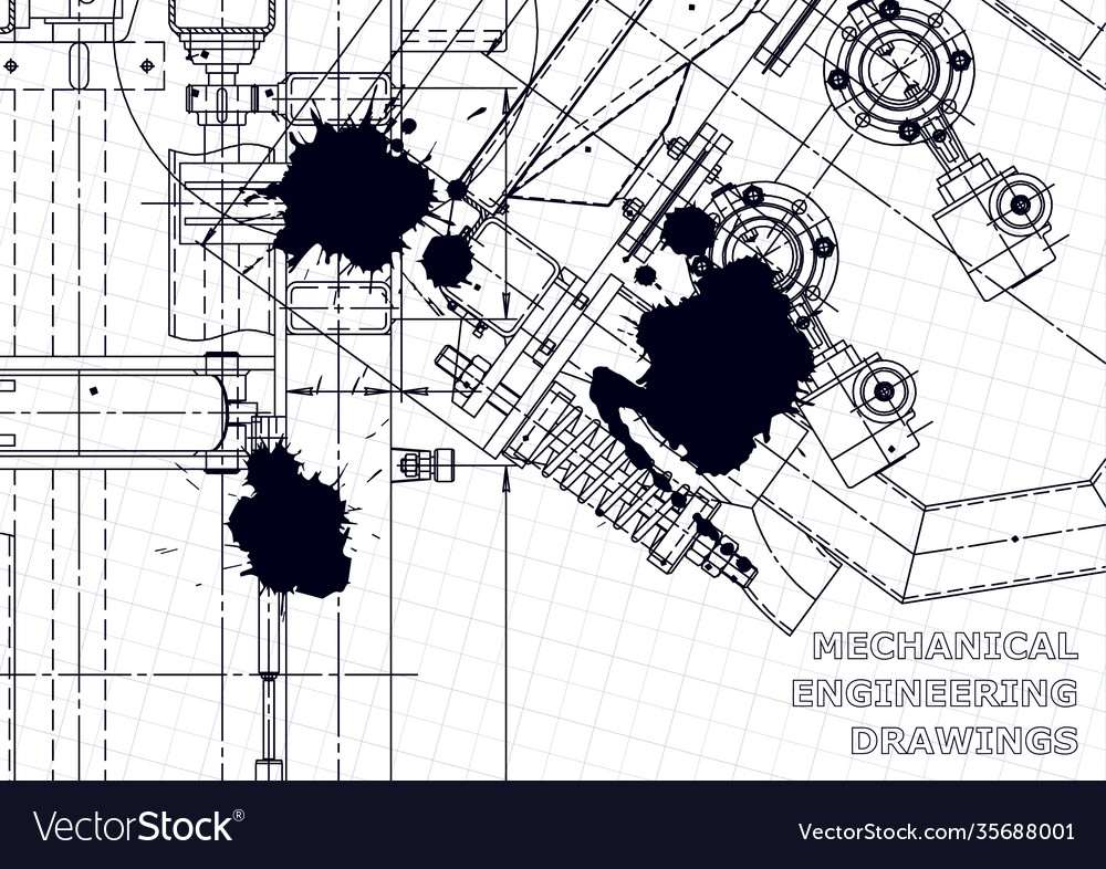 Engineering mechanical vector image Engineering mechanical