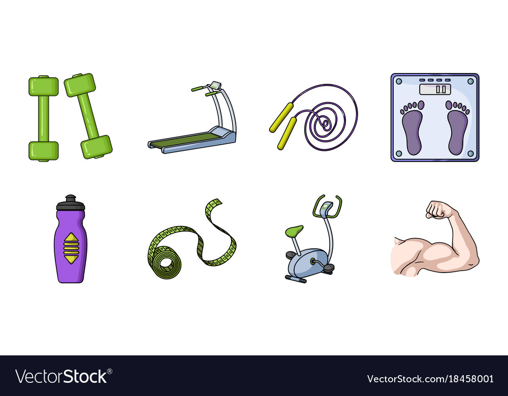 Fitness and attributes icons in set collection
