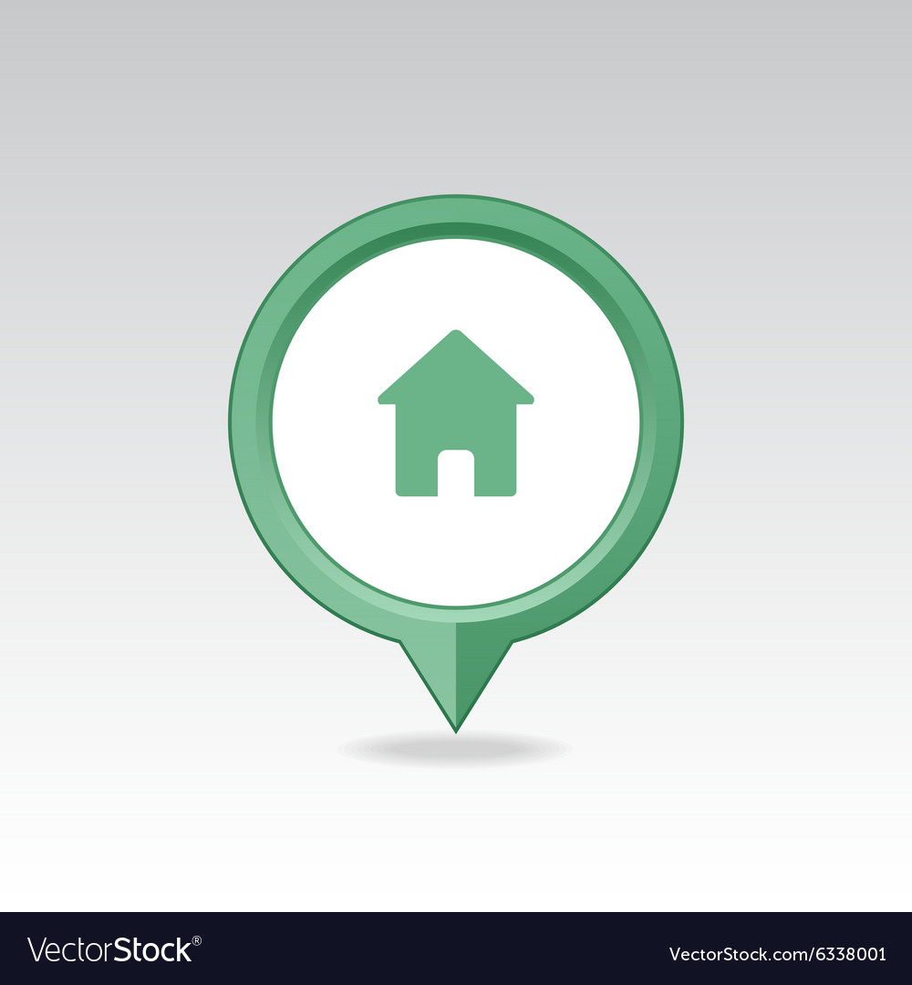 Home pin map icon pointer markers