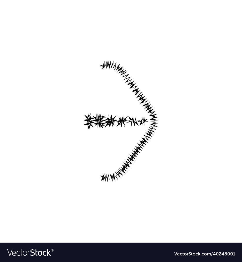 Next line icon simple style web page submit vector image Next line icon simple style web page submit