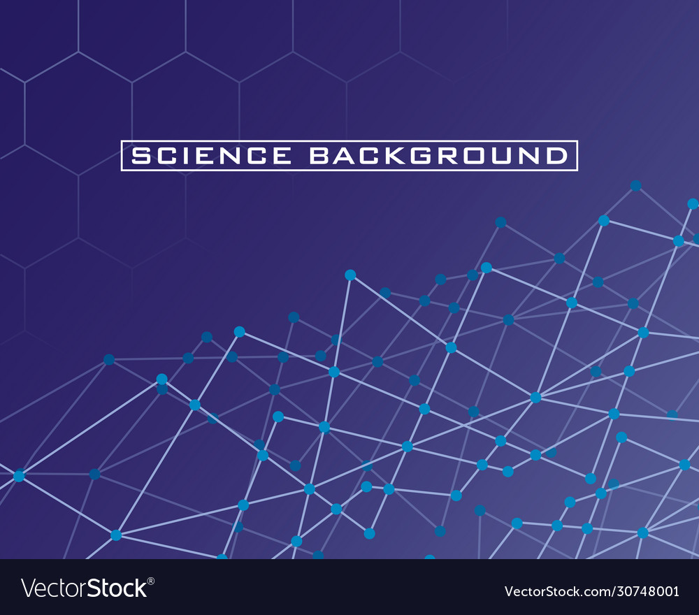 Purple science background with lines structures Vector Image Purple science background with lines structures
