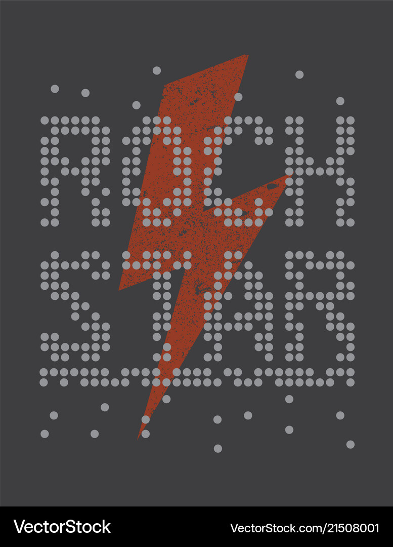 Rock star Royalty Free Vector Image - VectorStock