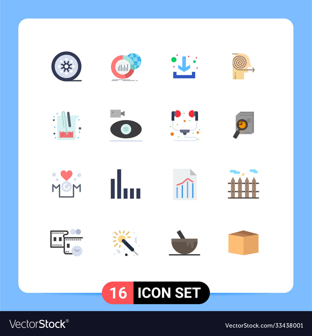 Universal icon symbols group 16 modern flat