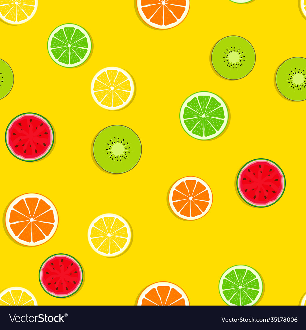 Abstract seamless pattern background with fresh
