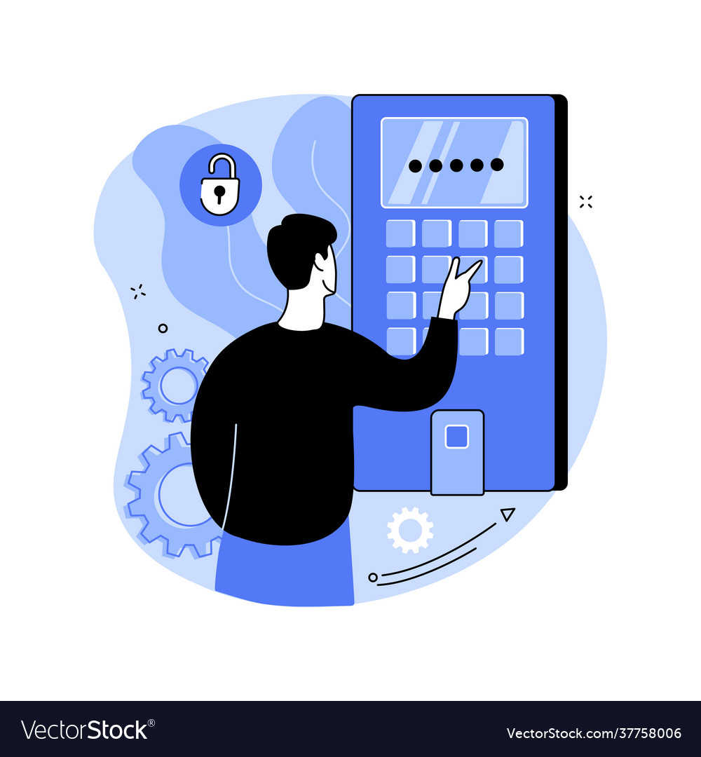 Access control system abstract concept Vector Image Access control system abstract concept