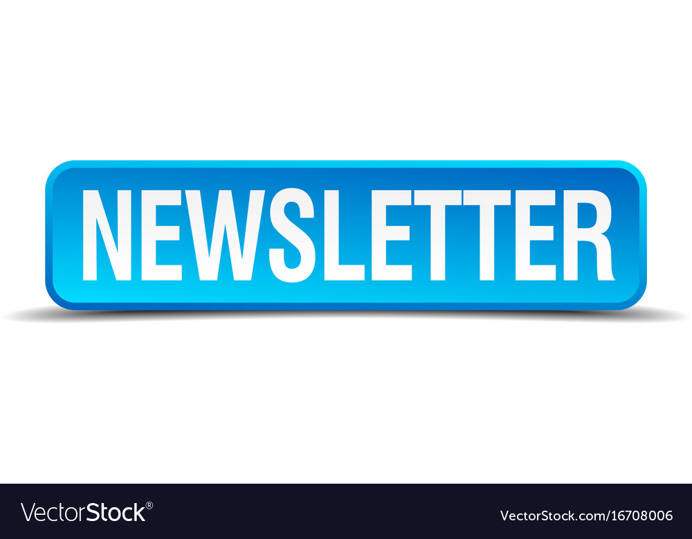 Blue Realistic Newsletter Button
