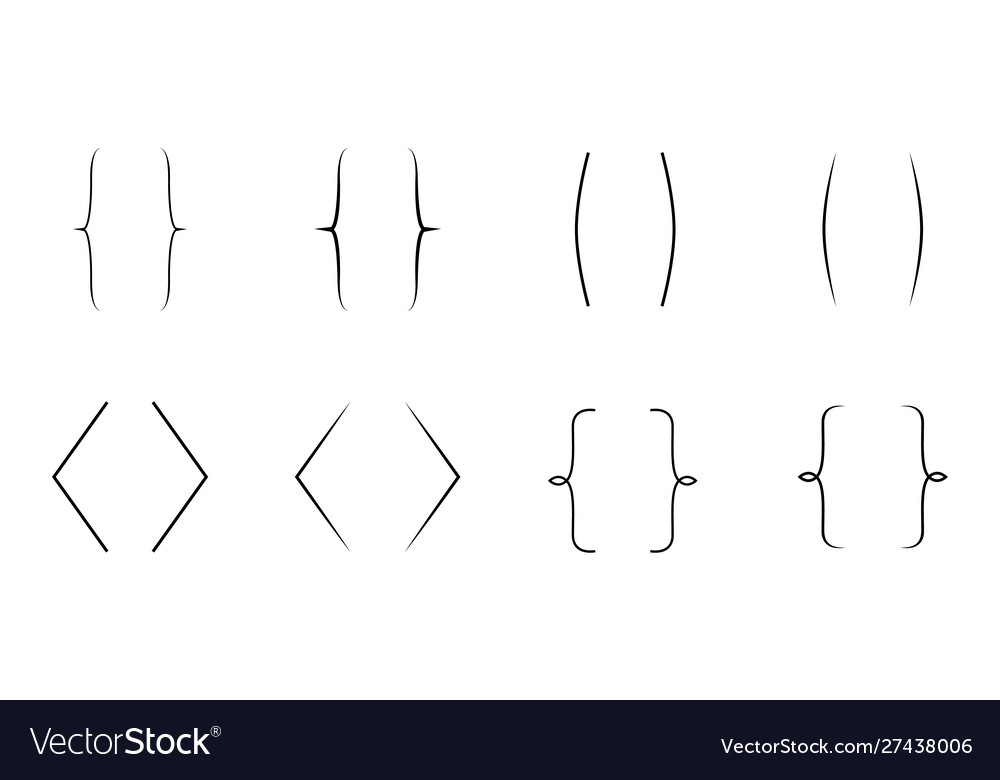 Different brackets set