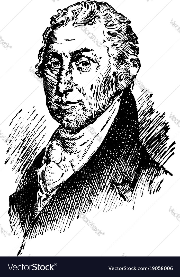 James monroe vintage Royalty Free Vector Image