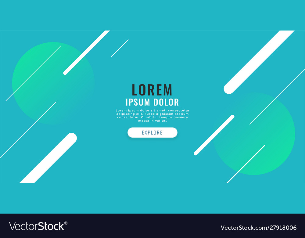 Modern web banner with diagonal lines background