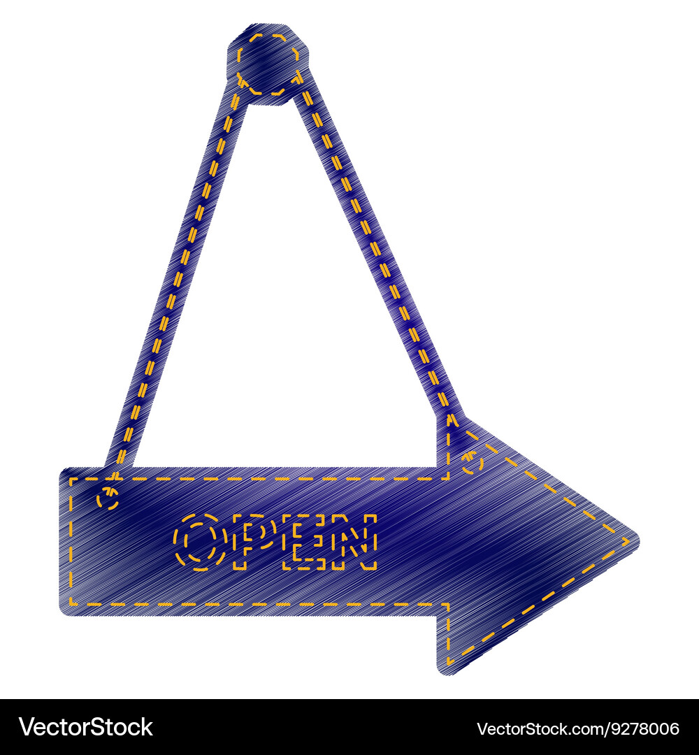 Open sign Royalty Free Vector Image - VectorStock