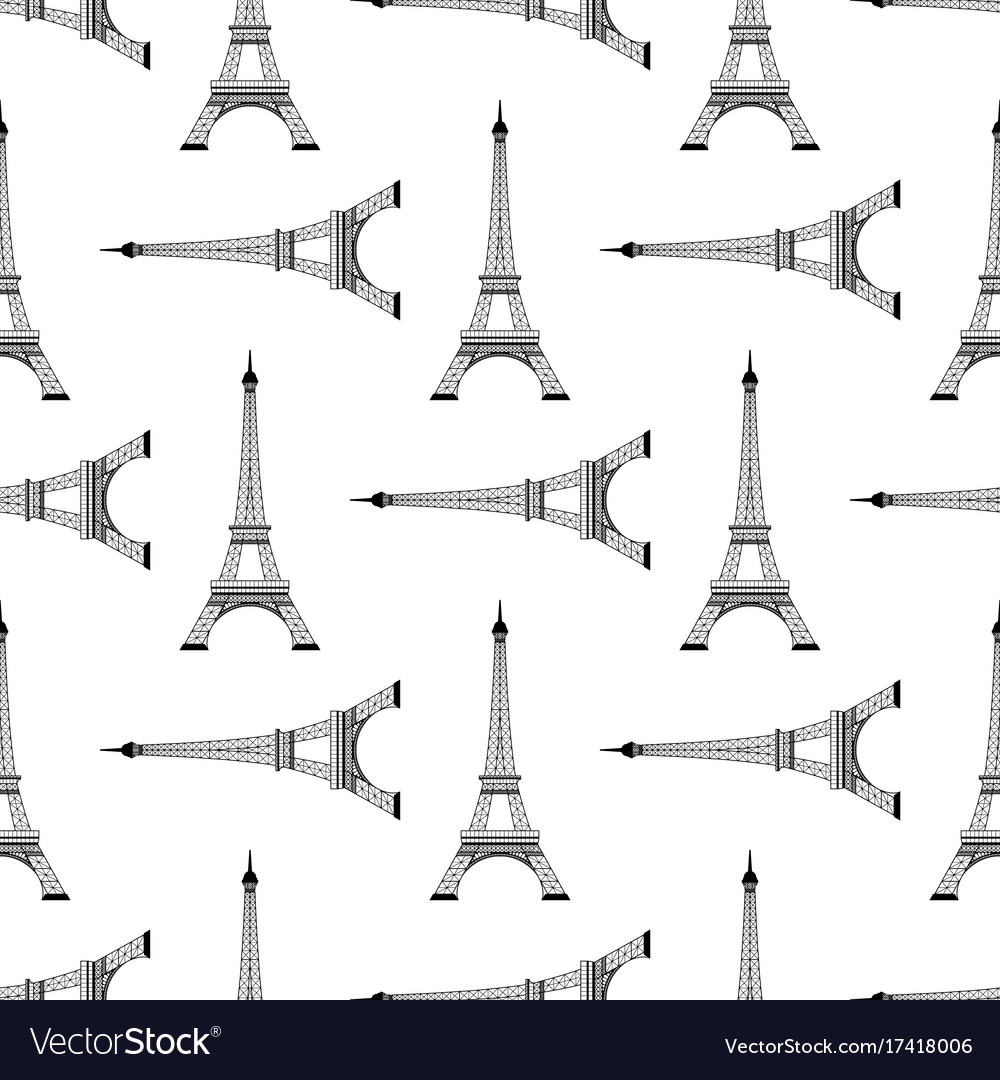 Seamless of eiffel tower