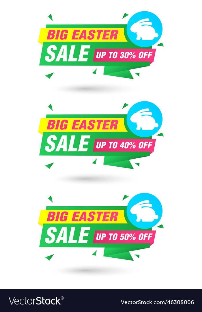 Angebot Frühlingsverkauf grün Etiketten Set