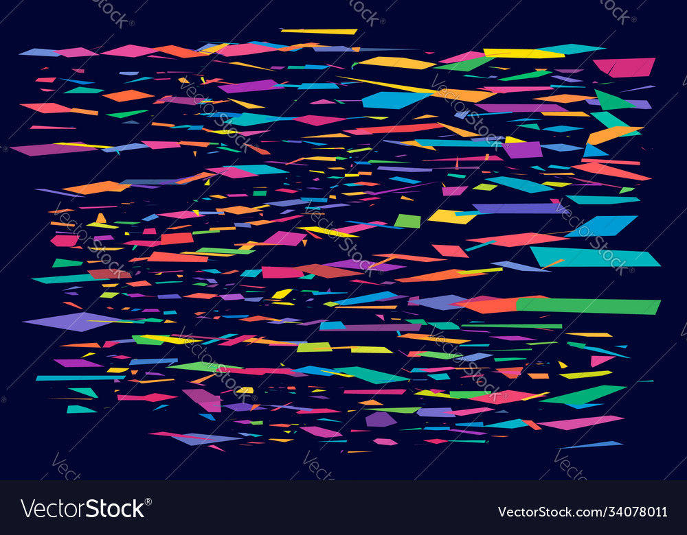 Abstract art - random geometry shapes generative vector image Abstract art - random geometry shapes generative