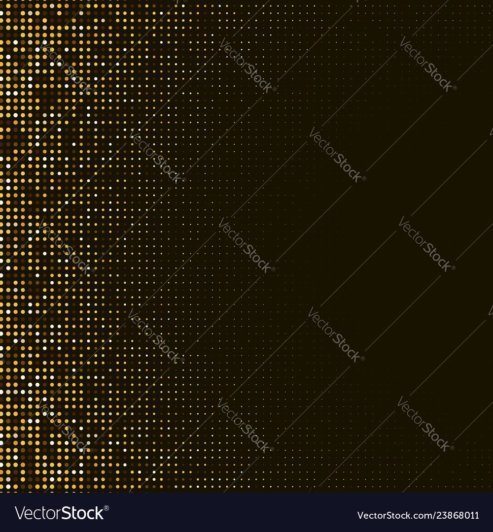 Abstract golden halftone background Royalty Free Vector