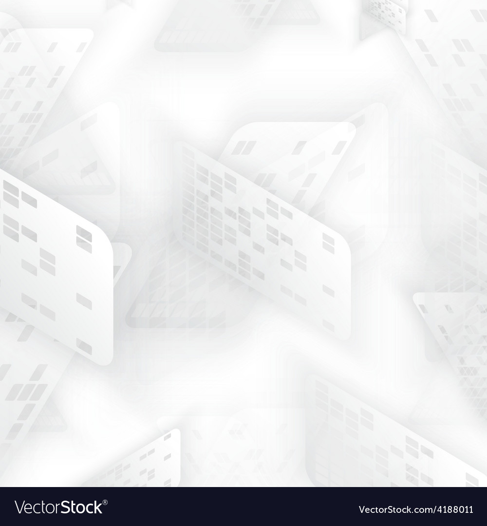 Design with triangles on the grey