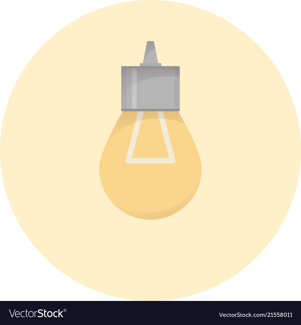 Electric bulb icon lighting buld electricity Vector Image
