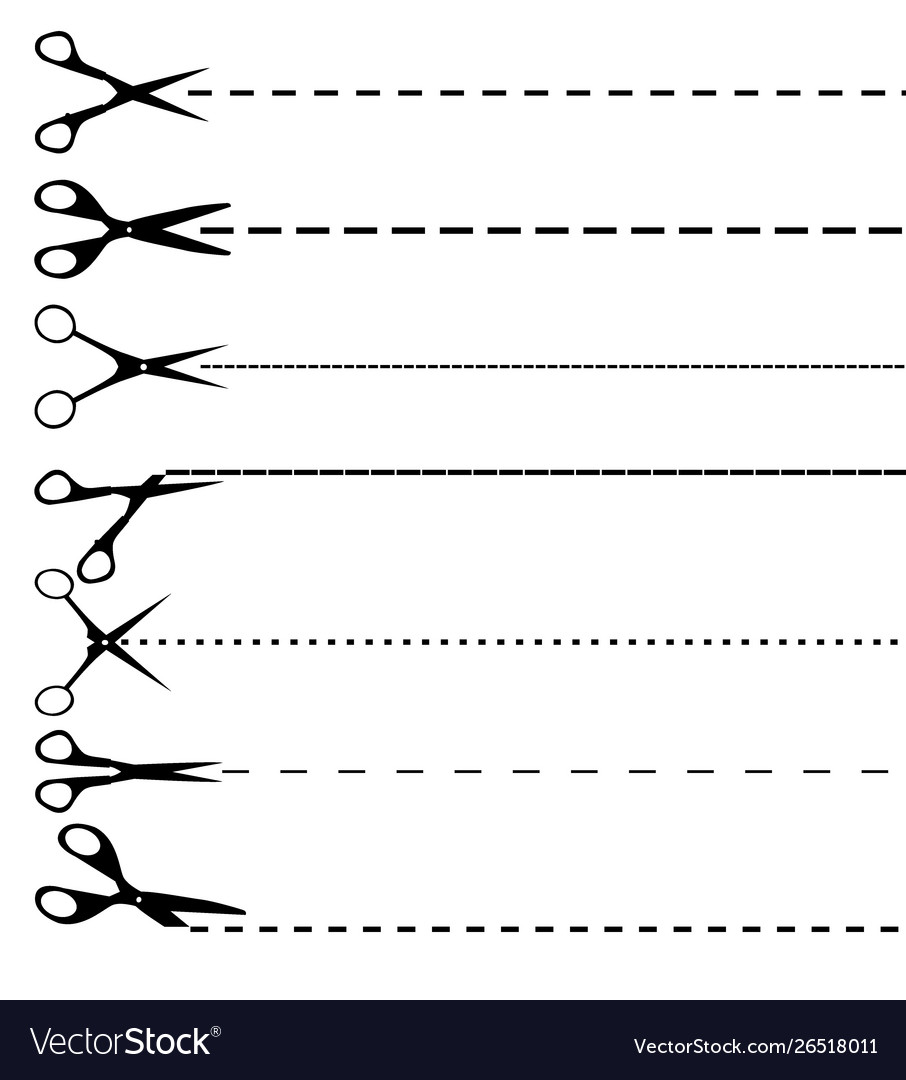 Scissors line