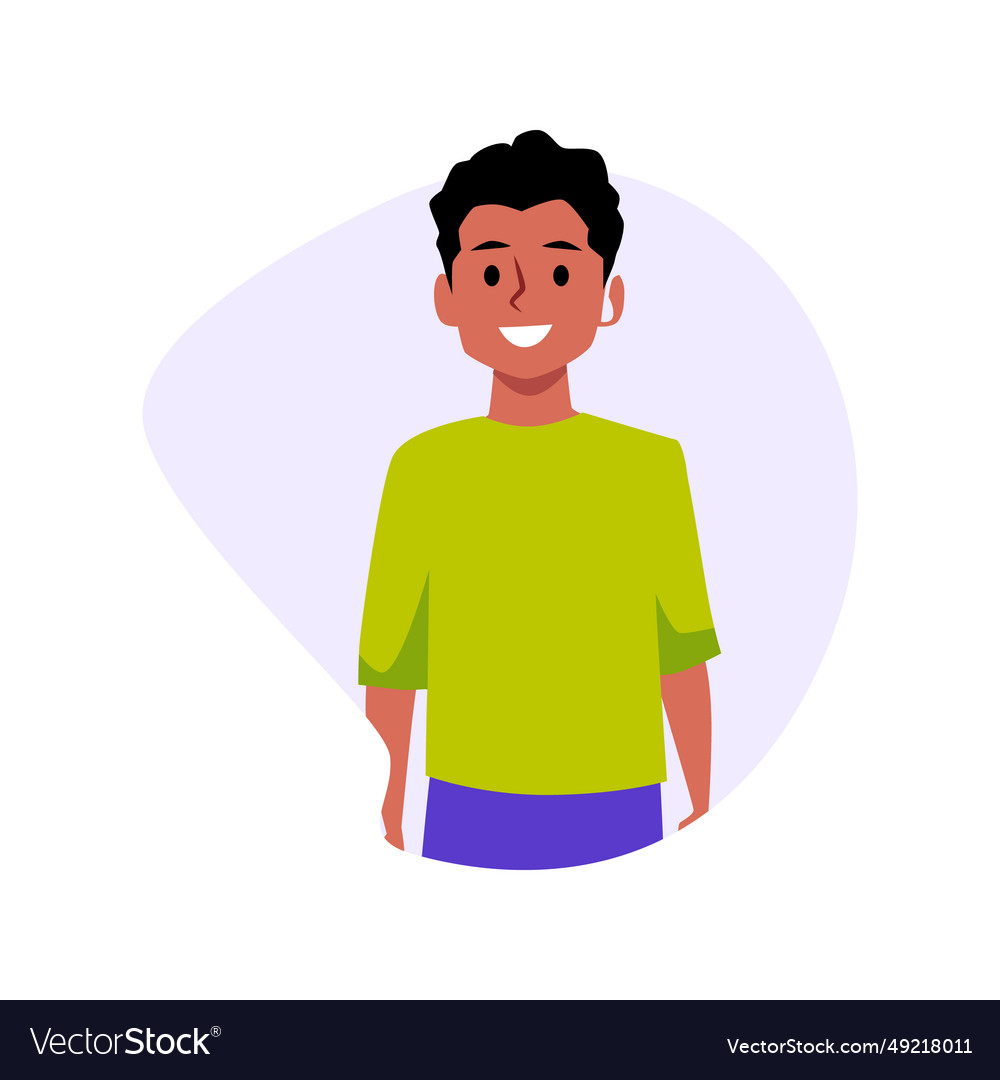 Young man with hearing aid Royalty Free Vector Image