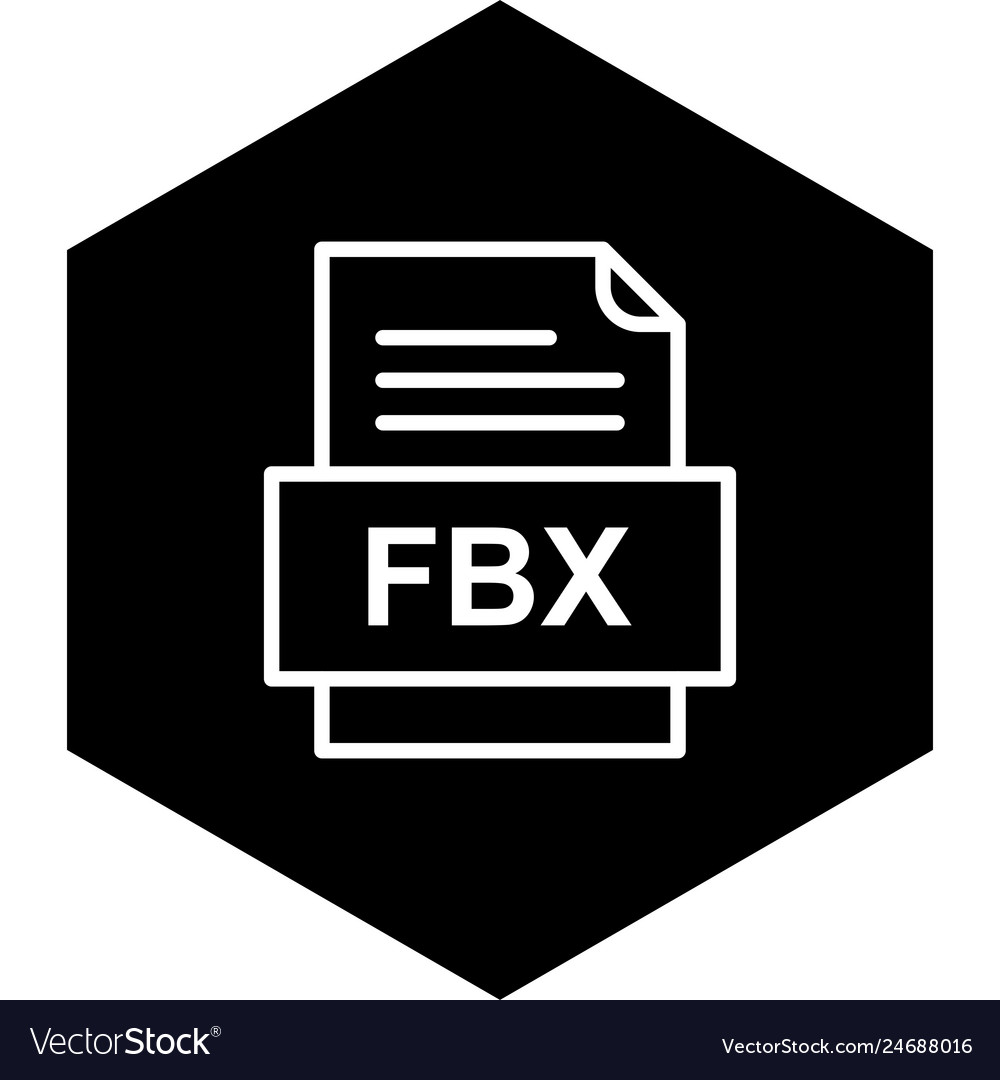 Fbx file document icon
