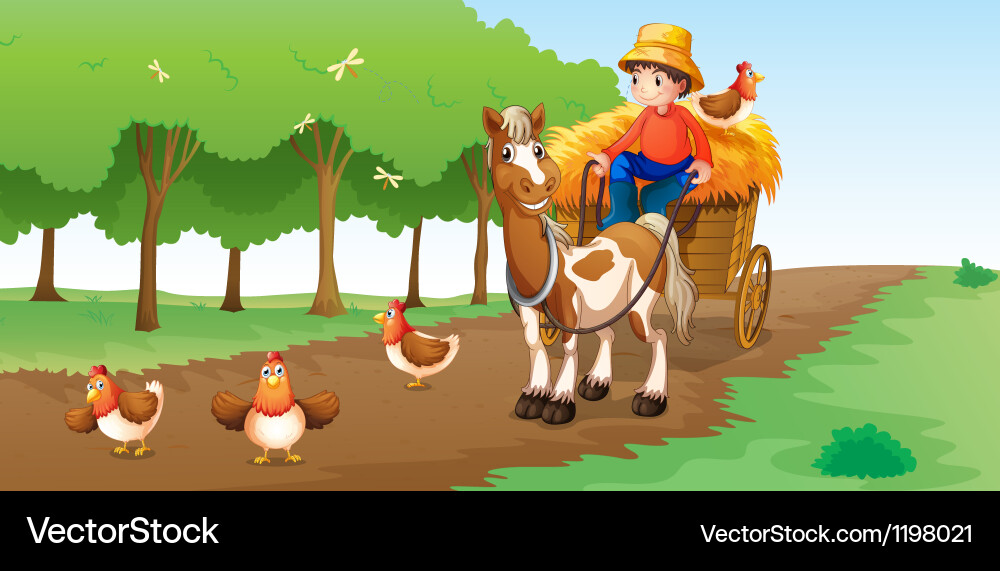 A farmer Royalty Free Vector Image - VectorStock