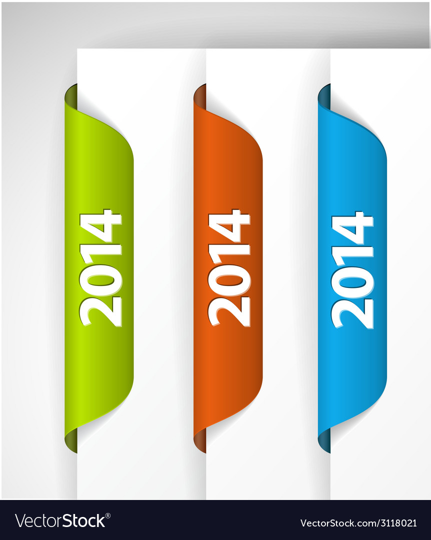 Colorful Web Labels Stickers