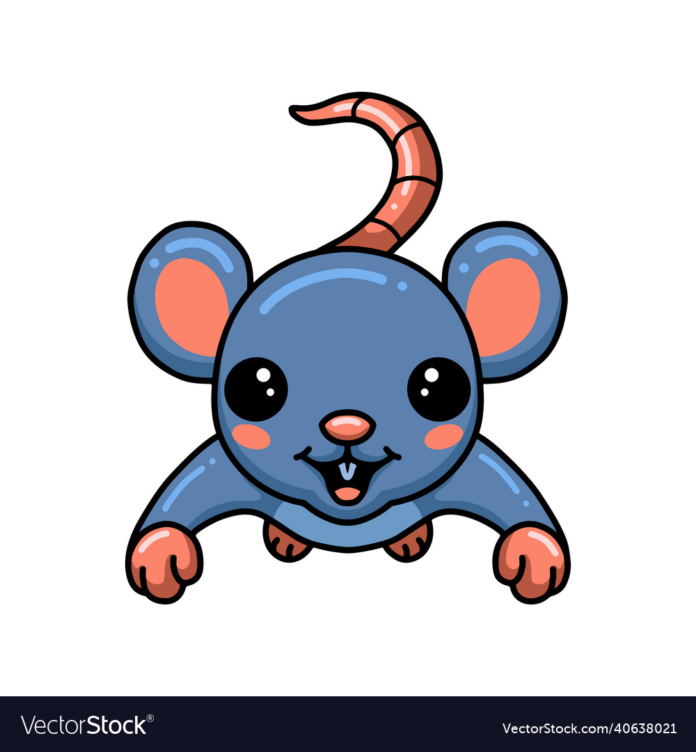 Cute little mouse cartoon jumping Royalty Free Vector Image Cute little mouse cartoon jumping Royalty Free Vector Image