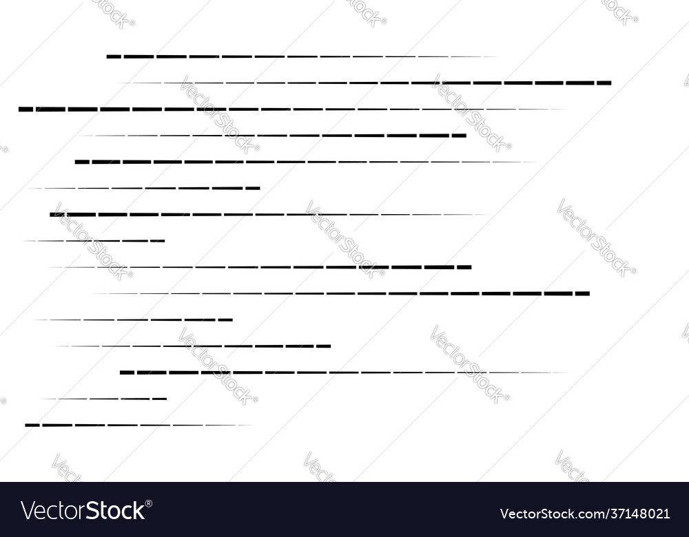 Dashed random straight parallel lines geometric Vector Image Dashed random straight parallel lines geometric