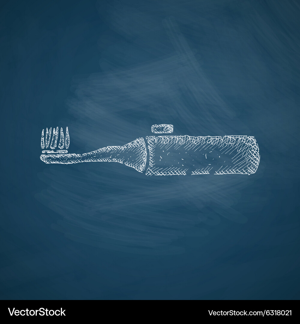 Electric toothbrush icon Royalty Free Vector Image