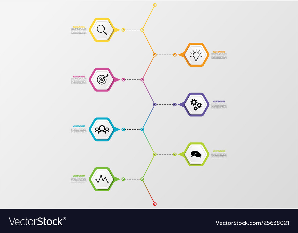 Infographic design template with options steps