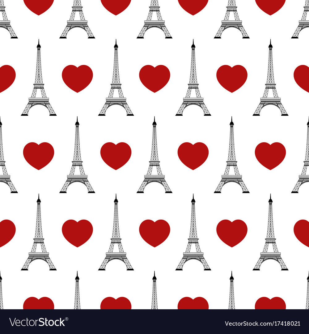 Seamless of eiffel tower