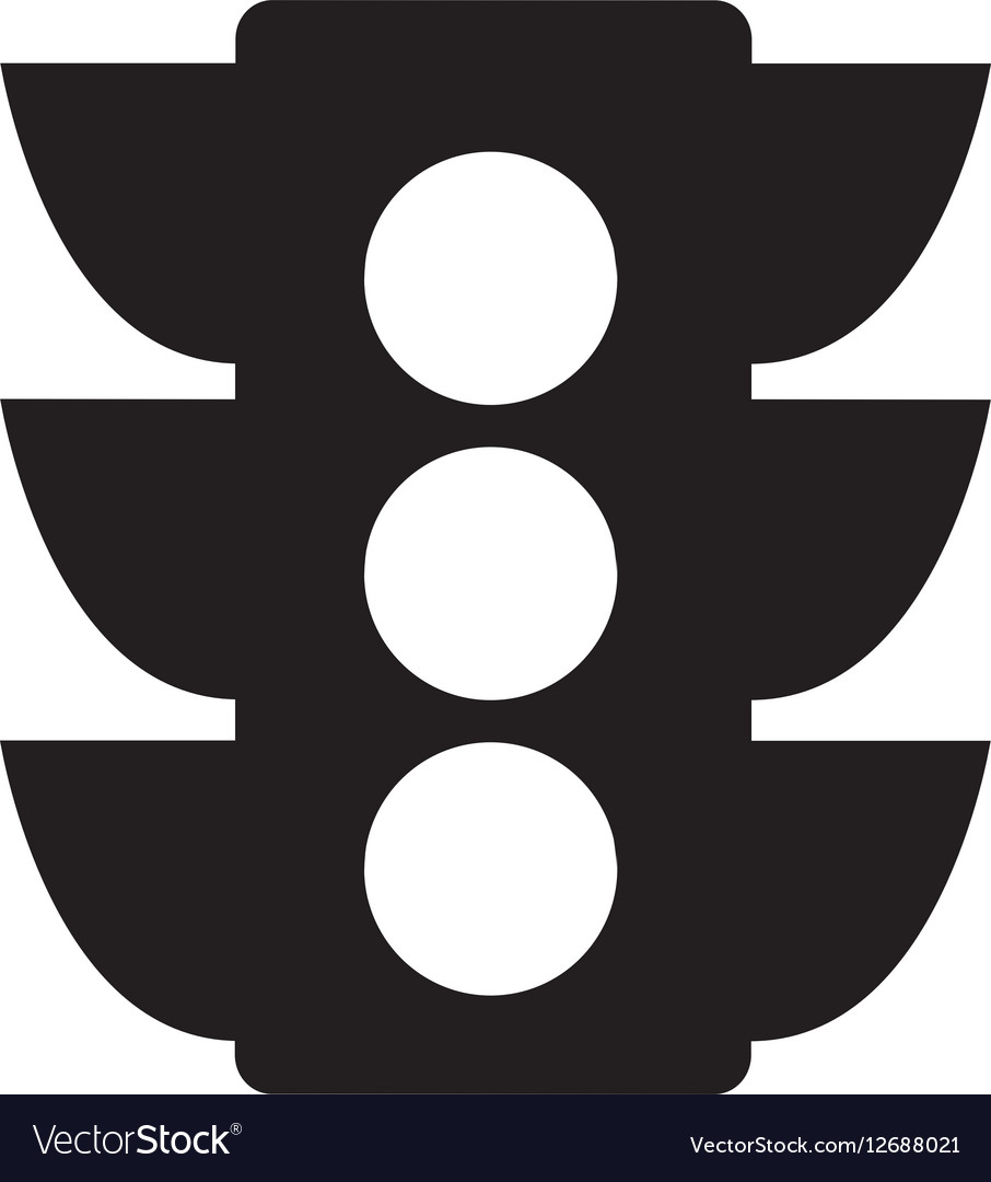 Semaphore light traffic icon