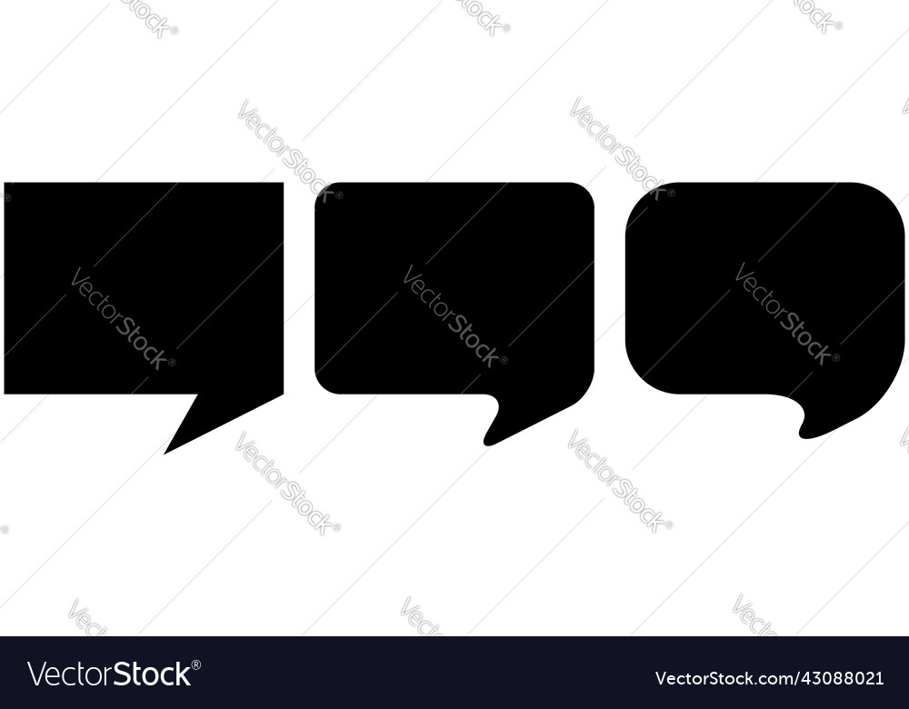 Speech talk bubble suitable for communication