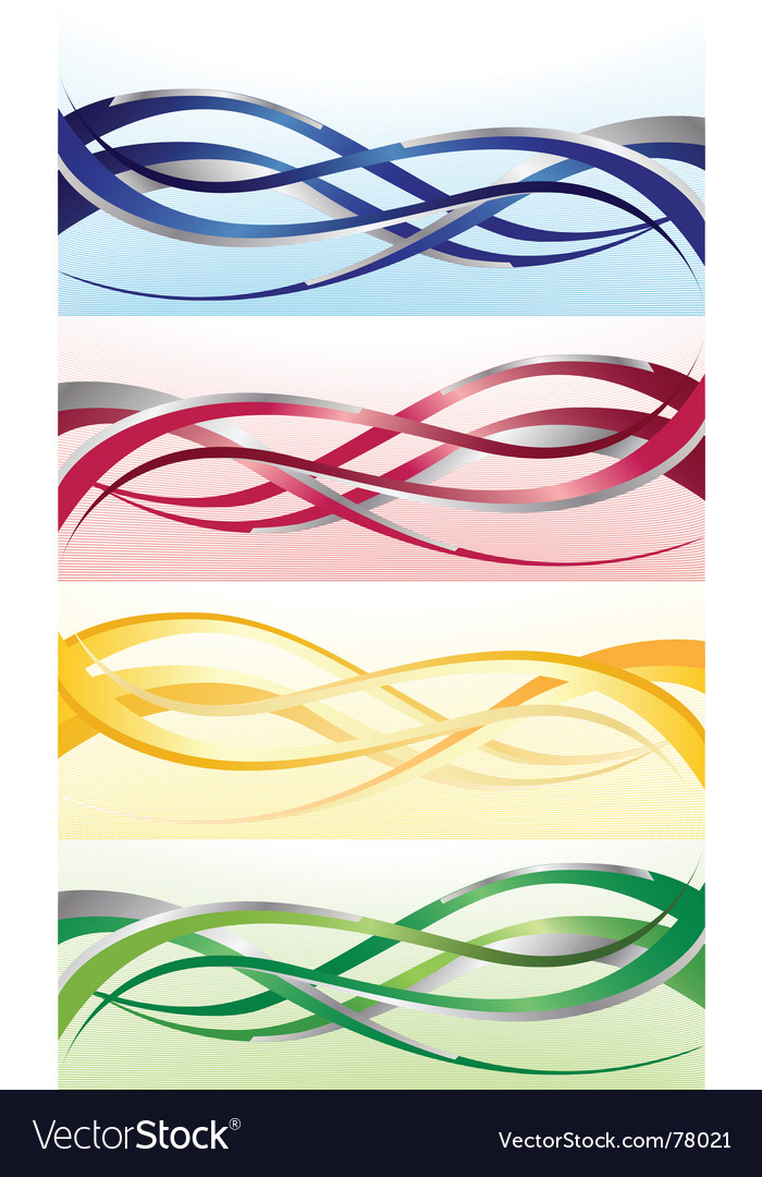 wave designs royalty free vector image vectorstock wave designs