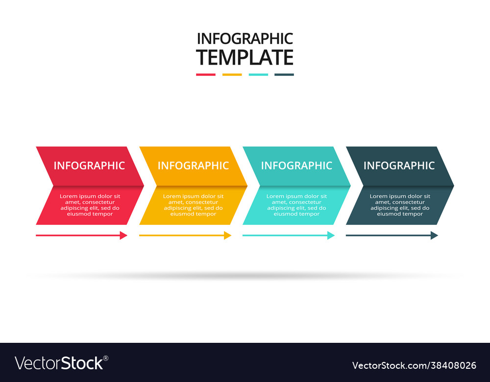 Abstract arrows graph diagram with 3 steps vector image Abstract arrows graph diagram with 3 steps