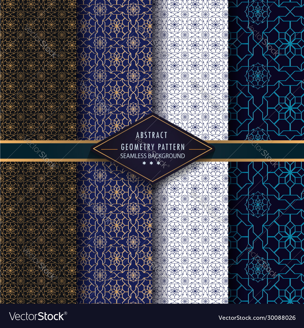 Abstract geometry seamless pattern background