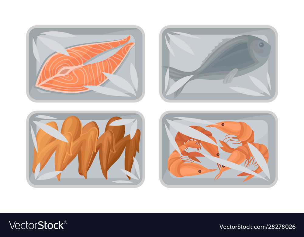 Collection food plastic tray containers