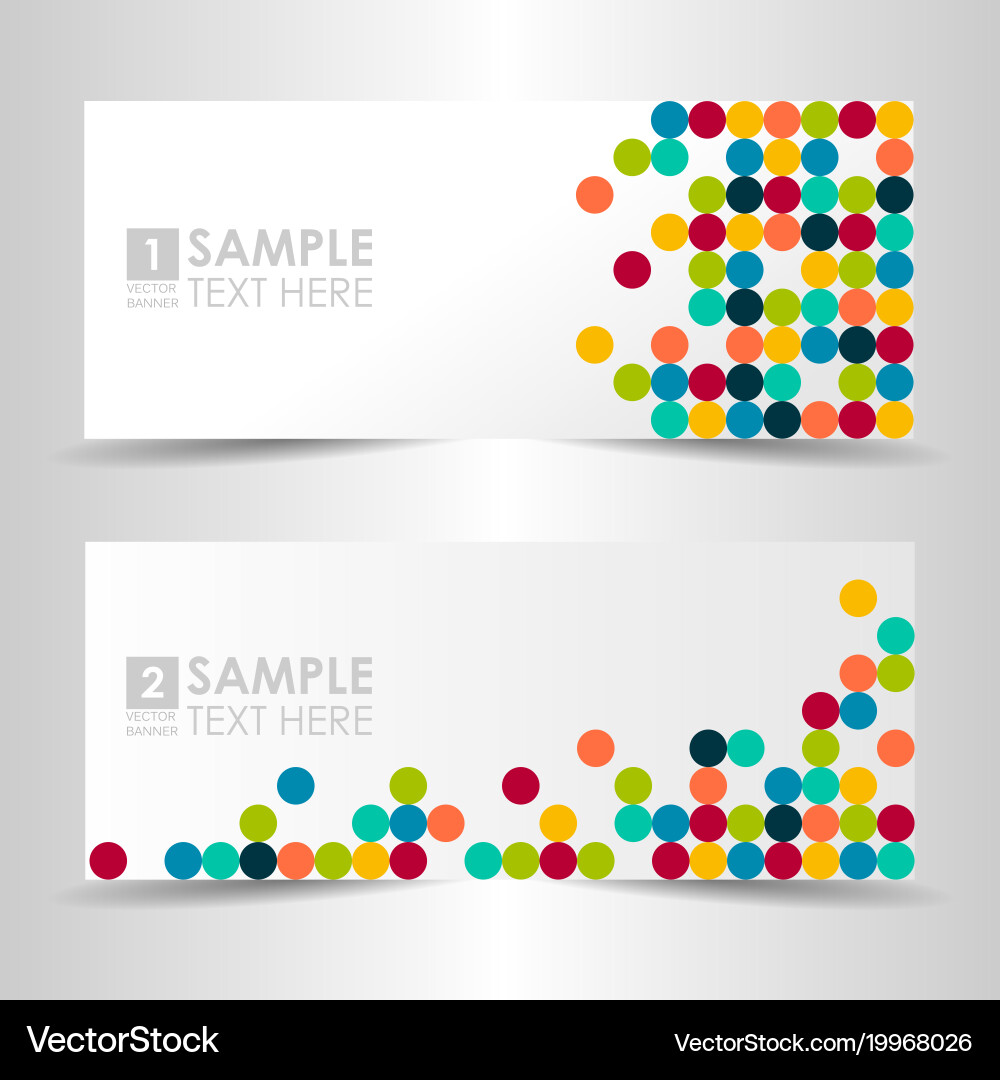 Colorful circles background Royalty Free Vector Image