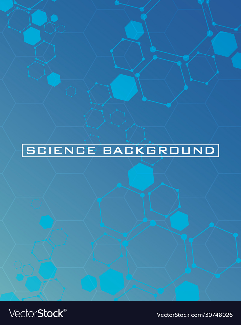 Dark blue science background with lines structures vector image Dark blue science background with lines structures
