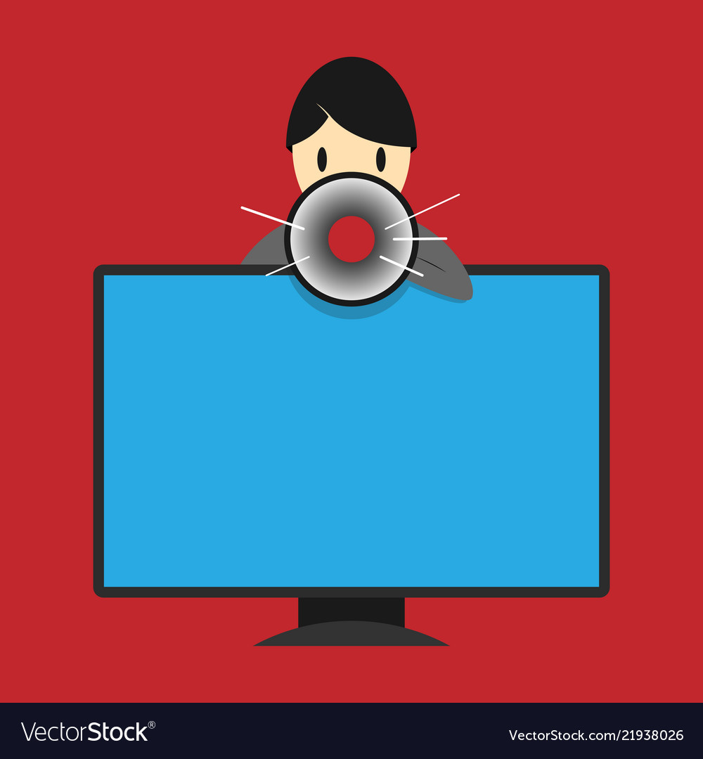 Flat design empty esp template vector image Flat design empty esp template