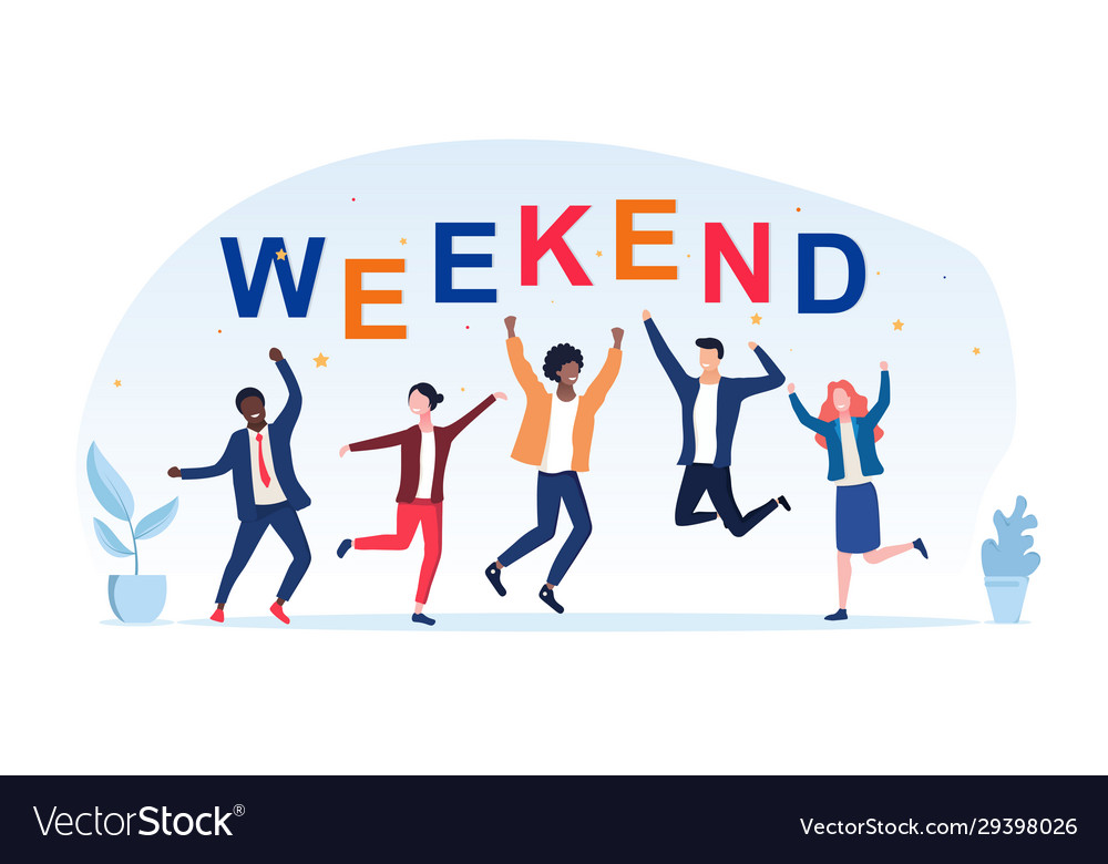 Friends Celebrating Weekend Fun