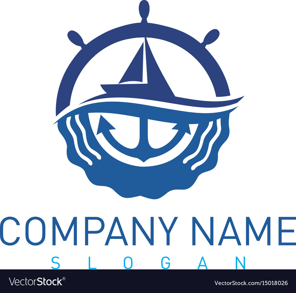 Marine Concept Design Royalty Free Vector Image