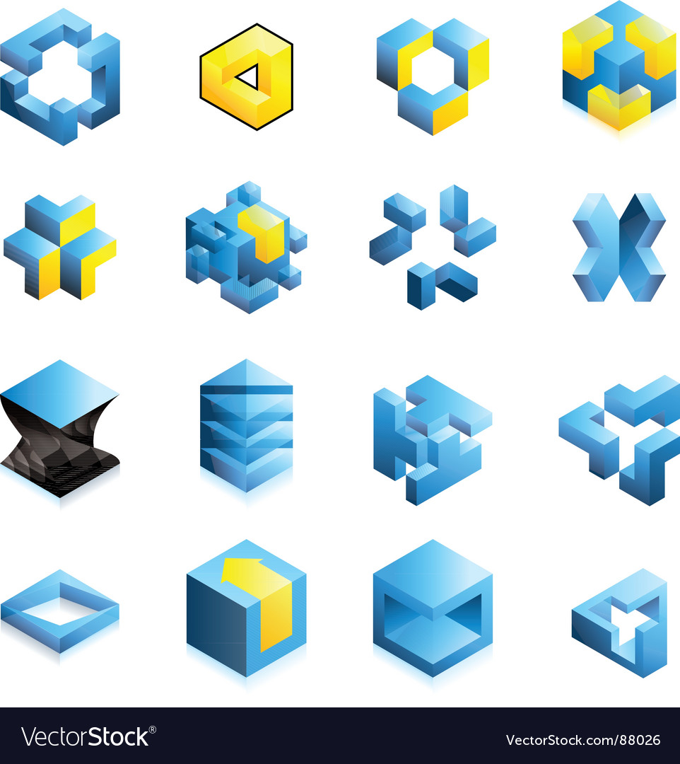 Orthographic Cube Series